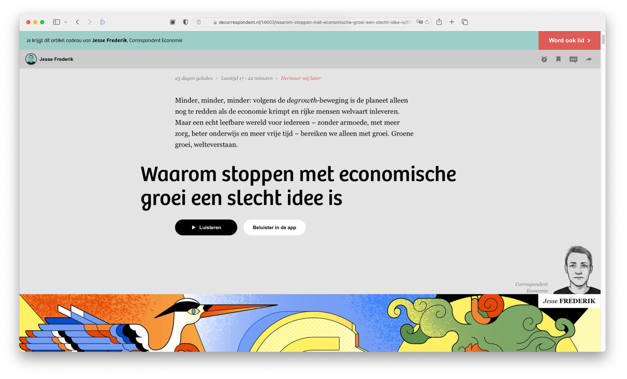 Waarom stoppen met economische groei een slecht idee is